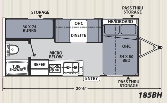 View 2018 Coachmen Apex Nano 185BH complete specs and manufacturer brochures