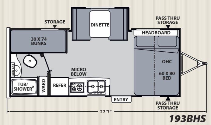 View 2018 Coachmen Apex Nano 193BHS complete specs and manufacturer brochures