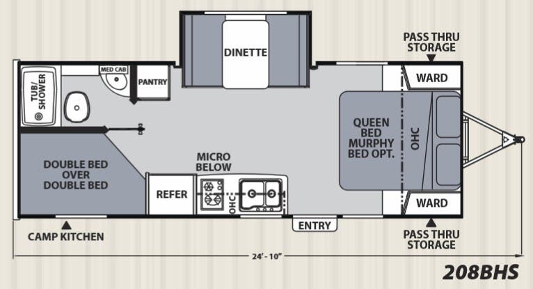 View 2018 Coachmen Apex Nano 208BHS complete specs and manufacturer brochures