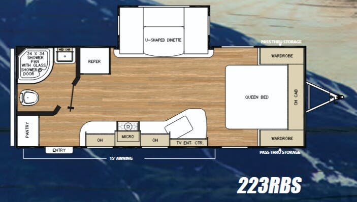 View 2018 Coachmen Catalina Legacy Edition 223RBS complete specs and manufacturer brochures