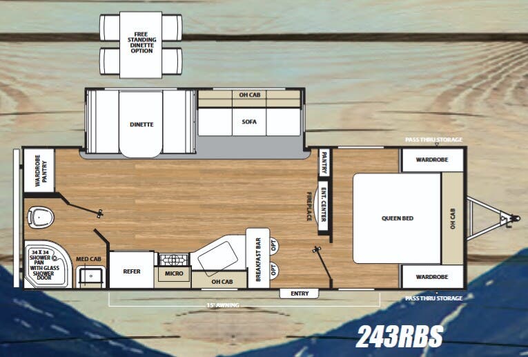 View 2018 Coachmen Catalina Legacy Edition 243RBS complete specs and manufacturer brochures