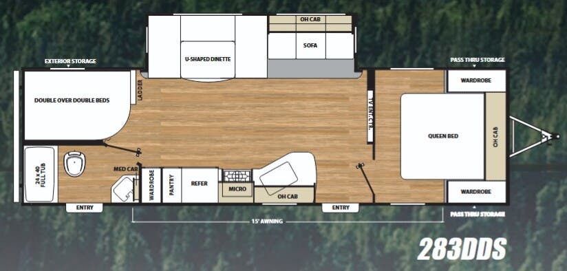 View 2018 Coachmen Catalina Legacy Edition 283DDS complete specs and manufacturer brochures