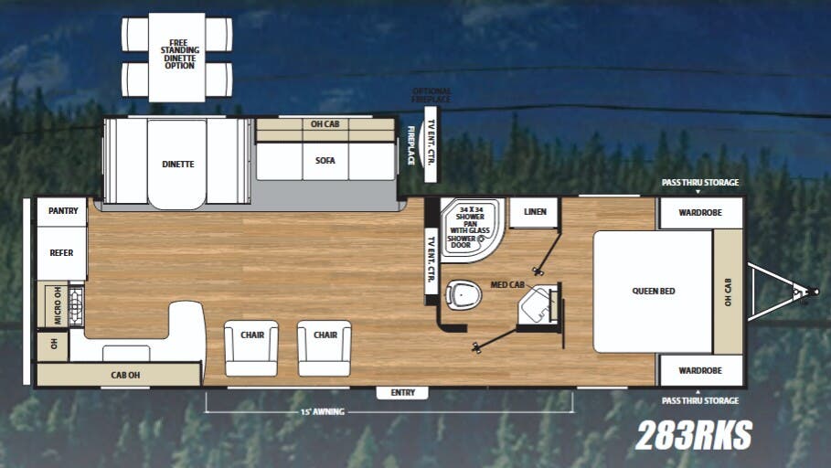 View 2018 Coachmen Catalina Legacy Edition 283RKS complete specs and manufacturer brochures