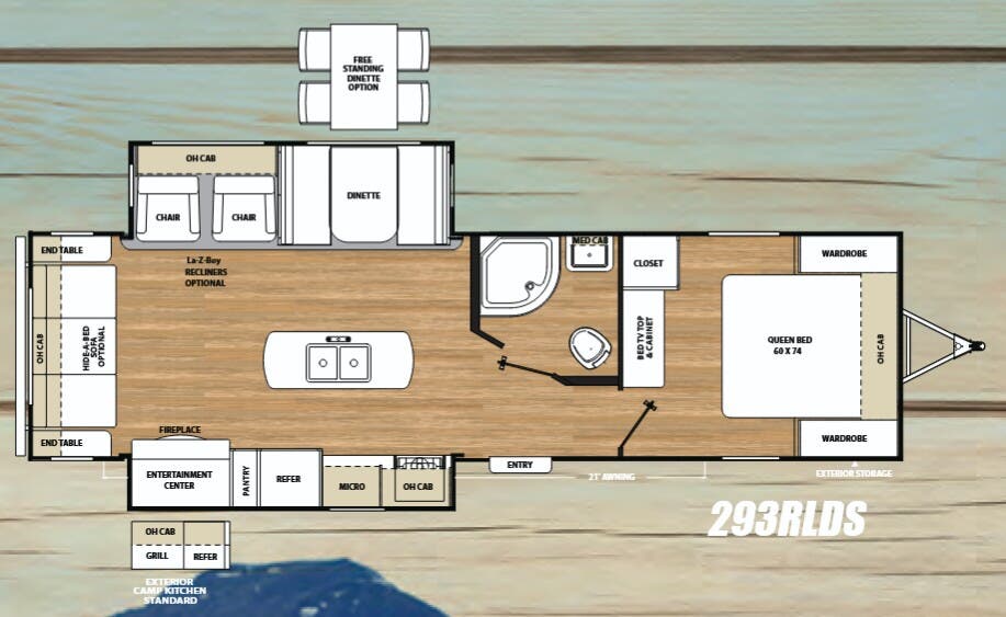 View 2018 Coachmen Catalina Legacy Edition 293RLDS complete specs and manufacturer brochures