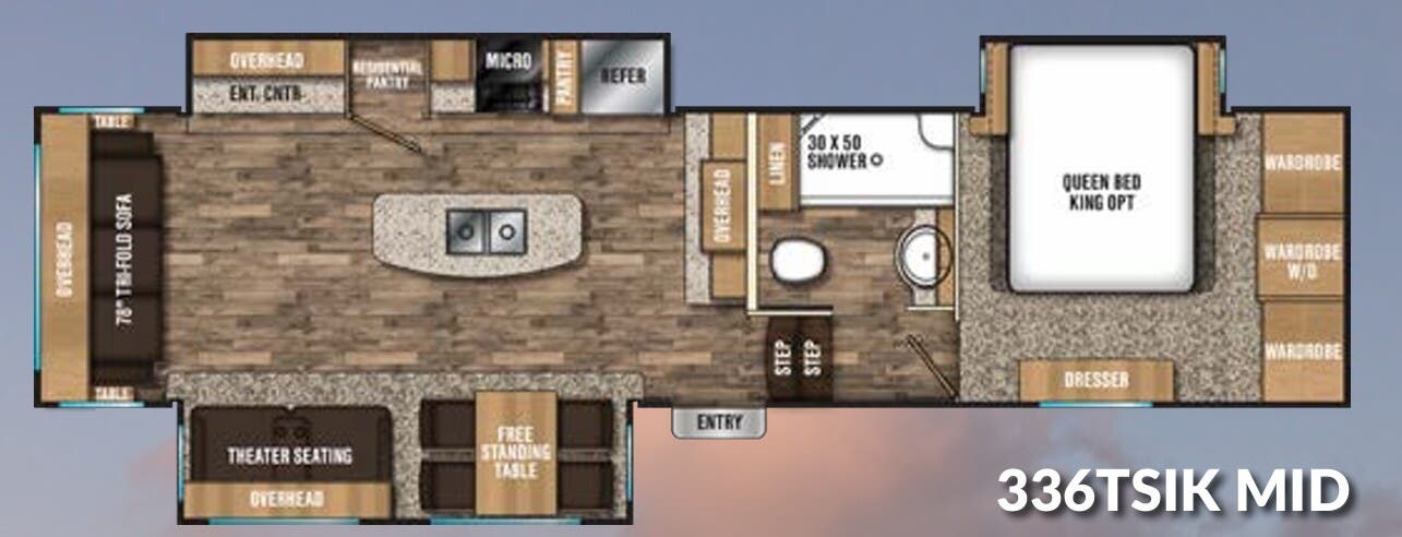 View 2018 Coachmen Chaparral 336TSIK complete specs and manufacturer brochures