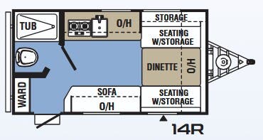 View 2018 Coachmen Clipper 14R complete specs and manufacturer brochures