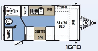 View 2018 Coachmen Clipper 16FB complete specs and manufacturer brochures