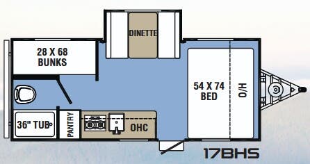 View 2018 Coachmen Clipper 17BHS complete specs and manufacturer brochures