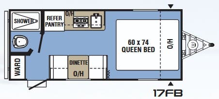 View 2018 Coachmen Clipper 17FB complete specs and manufacturer brochures