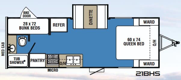 View 2018 Coachmen Clipper 21BHS complete specs and manufacturer brochures