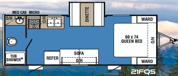 View 2018 Coachmen Clipper 21FQS complete specs and manufacturer brochures