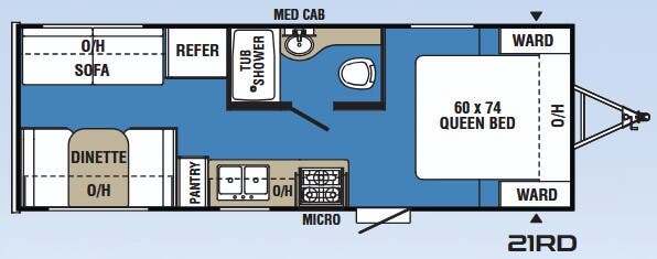 View 2018 Coachmen Clipper 21RD complete specs and manufacturer brochures