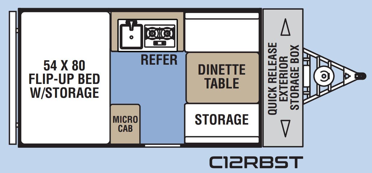 View 2018 Coachmen Clipper Classic C12RBST complete specs and manufacturer brochures