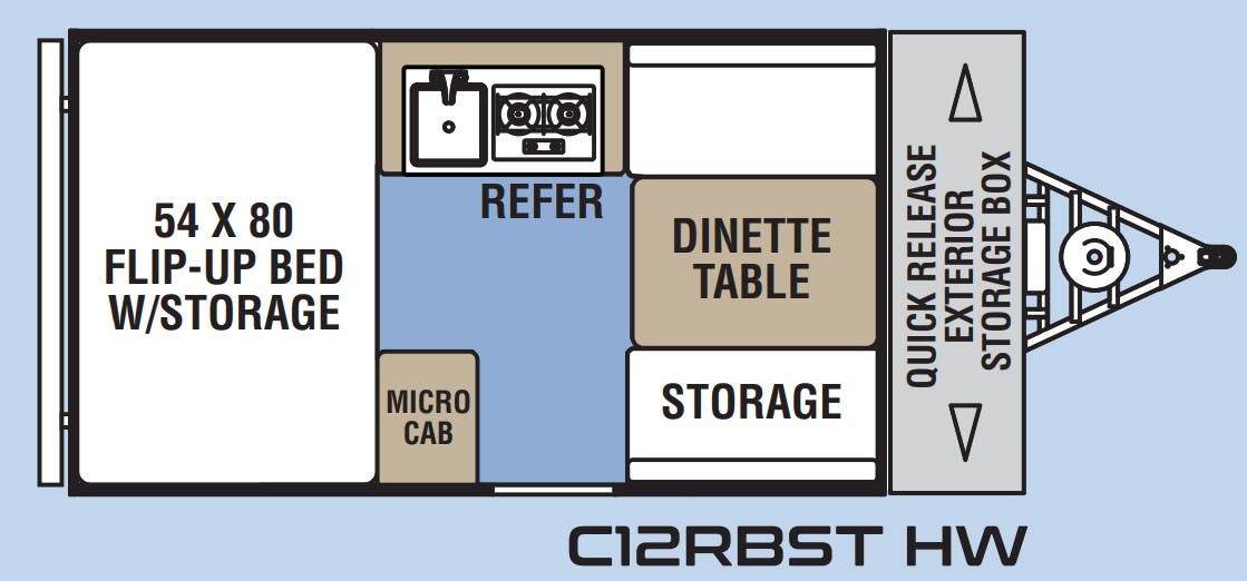 View 2018 Coachmen Clipper Classic C12RBSTHW complete specs and manufacturer brochures