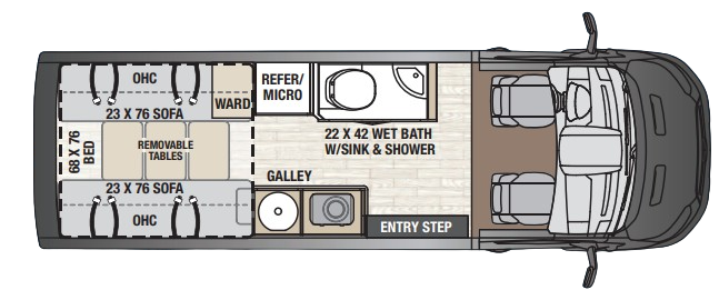 View 2018 Coachmen Crossfit 22D complete specs and manufacturer brochures