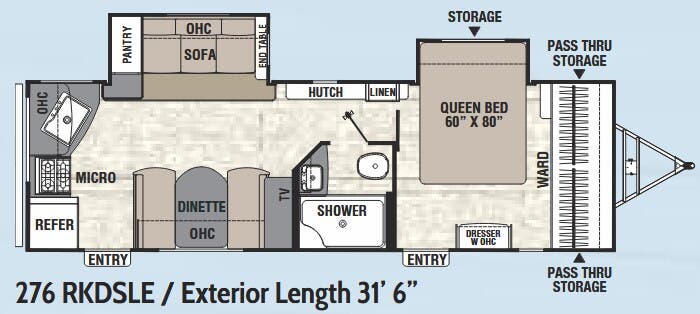 View 2018 Coachmen Freedom Express Liberty Edition 276 RKDSLE complete specs and manufacturer brochures