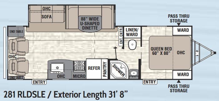 View 2018 Coachmen Freedom Express Liberty Edition 281 RLDSLE complete specs and manufacturer brochures