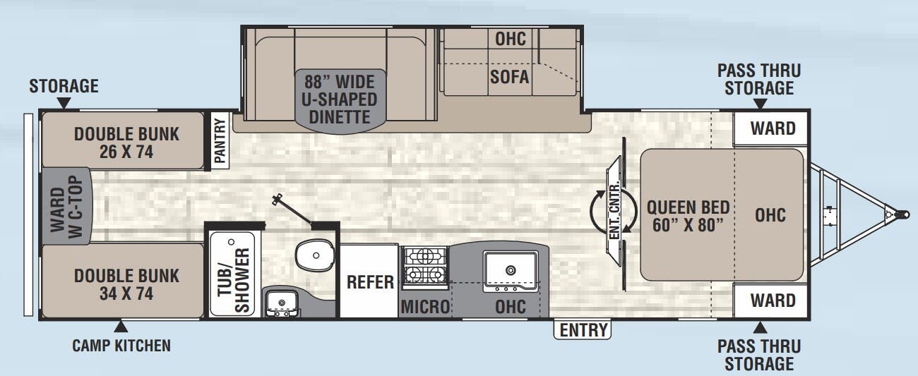 View 2018 Coachmen Freedom Express Liberty Edition 292 BHDSLE complete specs and manufacturer brochures