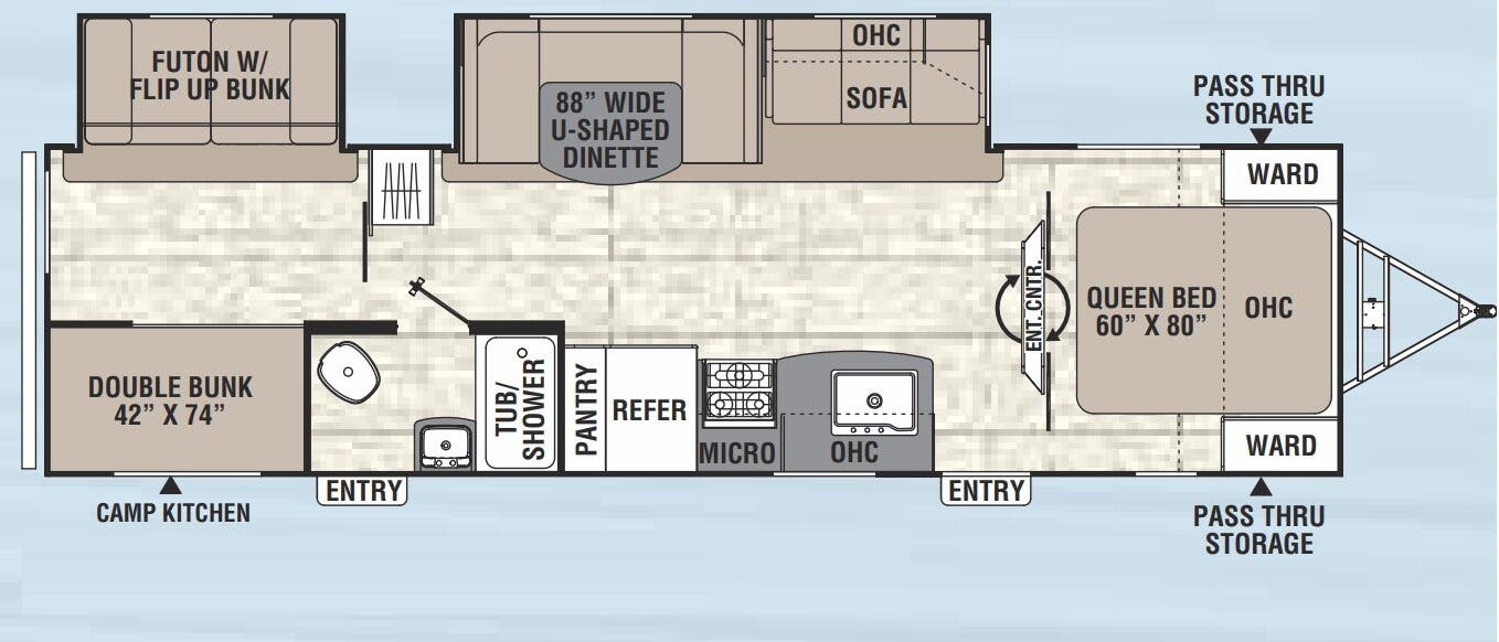 View 2018 Coachmen Freedom Express Liberty Edition 310 BHDSLE complete specs and manufacturer brochures