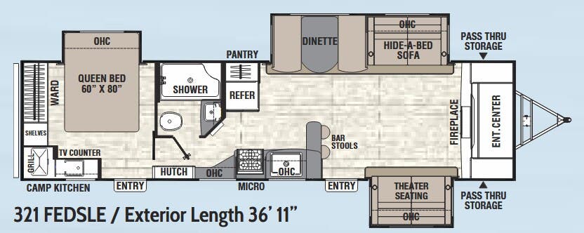 View 2018 Coachmen Freedom Express Liberty Edition 321 FEDSLE complete specs and manufacturer brochures
