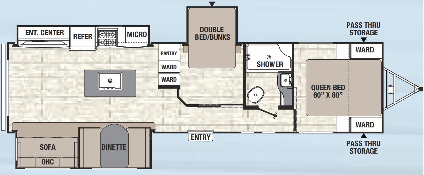 View 2018 Coachmen Freedom Express Liberty Edition 323 BHDSLE complete specs and manufacturer brochures