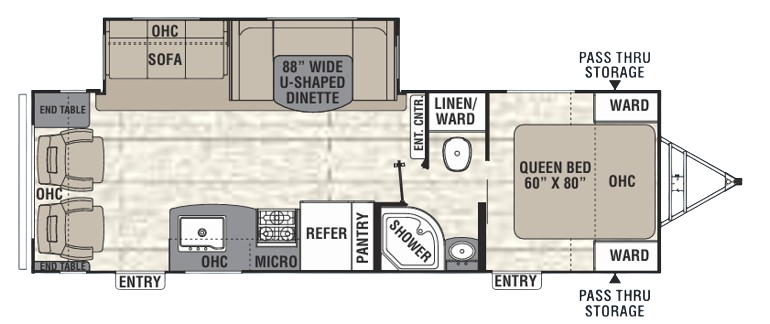 View 2018 Coachmen Freedom Express Maple Leaf Edition 281 RLDSLE complete specs and manufacturer brochures