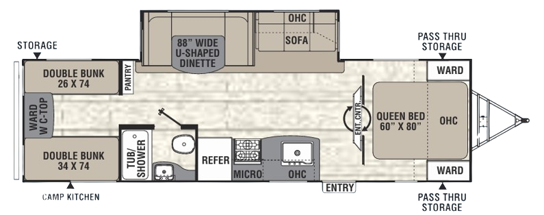 View 2018 Coachmen Freedom Express Maple Leaf Edition 292 BHDSLE complete specs and manufacturer brochures