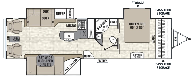 View 2018 Coachmen Freedom Express Maple Leaf Edition 293 RLDSLE complete specs and manufacturer brochures