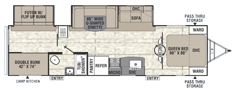 View 2018 Coachmen Freedom Express Maple Leaf Edition 310 BHDSLE complete specs and manufacturer brochures