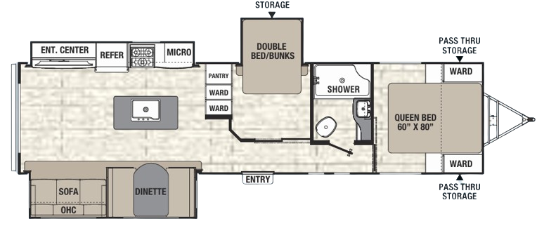 View 2018 Coachmen Freedom Express Maple Leaf Edition 323 BHDSLE complete specs and manufacturer brochures