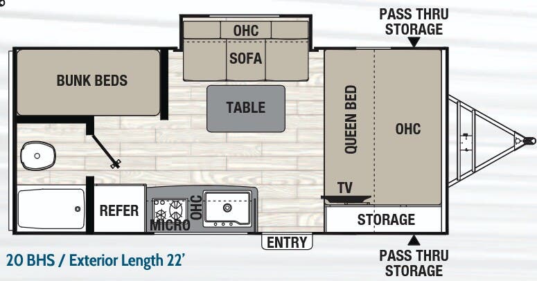 View 2018 Coachmen Freedom Express Pilot 20BHS complete specs and manufacturer brochures