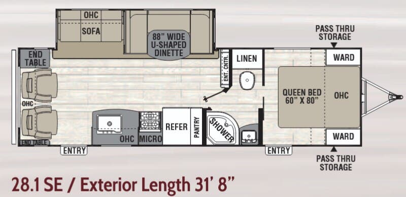 View 2018 Coachmen Freedom Express Select 28.1 SE complete specs and manufacturer brochures