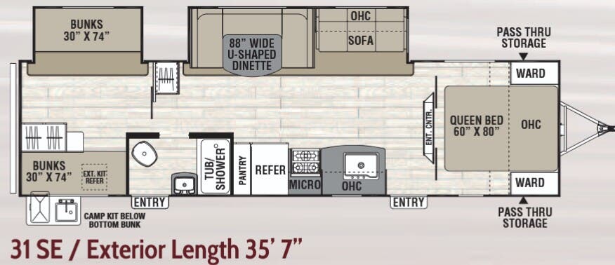 View 2018 Coachmen Freedom Express Select 31 SE complete specs and manufacturer brochures