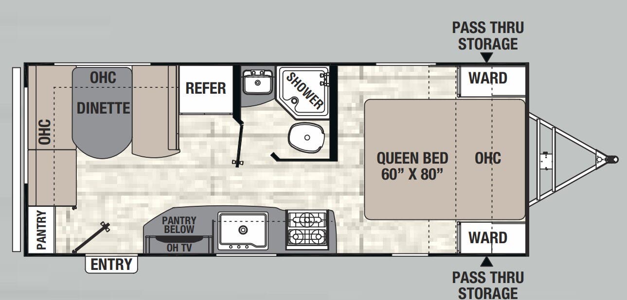 View 2018 Coachmen Freedom Express Ultra Lite 204 RD complete specs and manufacturer brochures