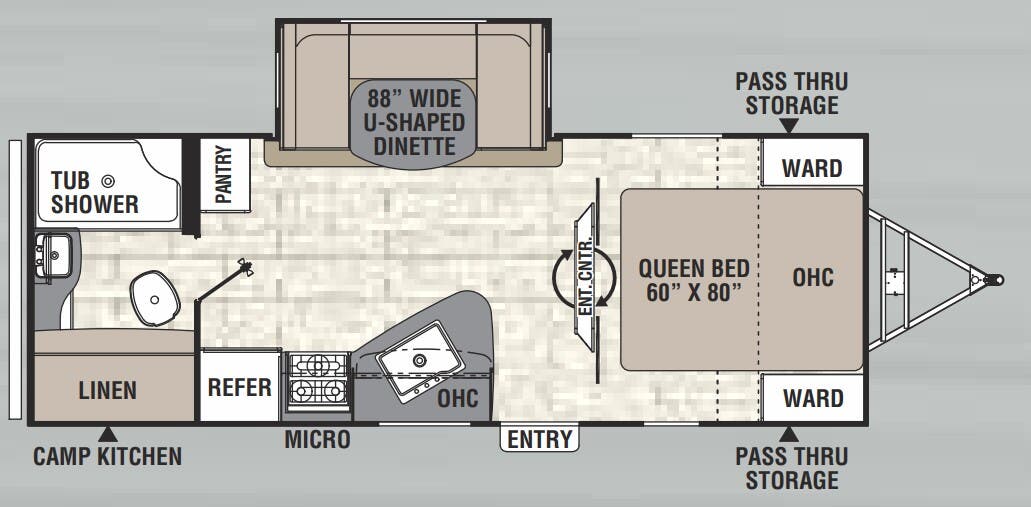 View 2018 Coachmen Freedom Express Ultra Lite 231 RBDS complete specs and manufacturer brochures