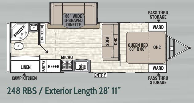 View 2018 Coachmen Freedom Express Ultra Lite 248 RBS complete specs and manufacturer brochures