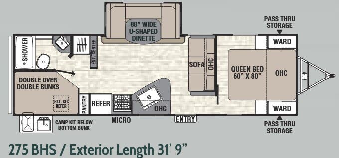 View 2018 Coachmen Freedom Express Ultra Lite 275 BHS complete specs and manufacturer brochures
