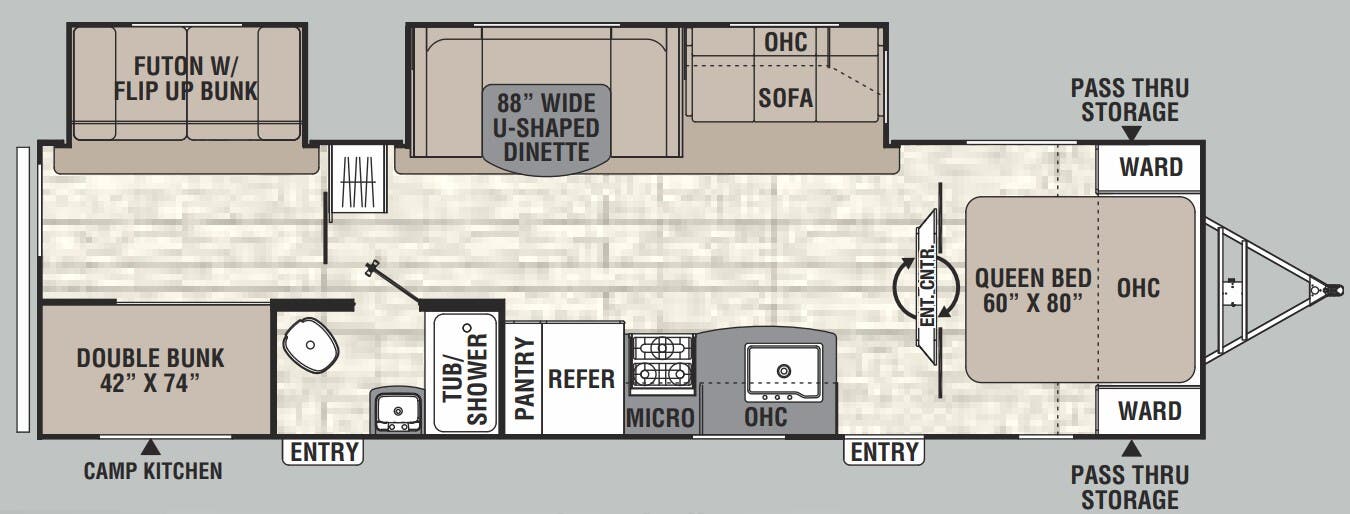 View 2018 Coachmen Freedom Express Ultra Lite 310 BHDS complete specs and manufacturer brochures