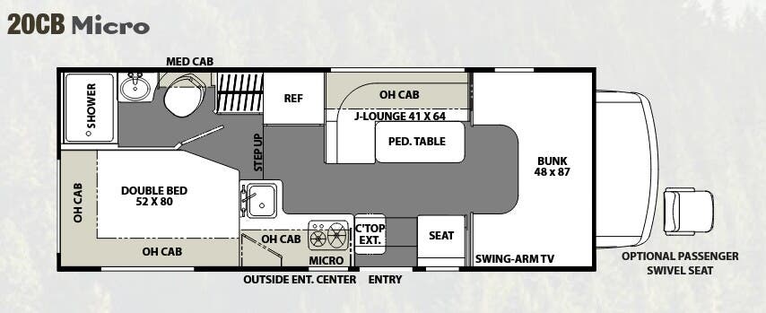 View 2018 Coachmen Freelander 20CB (Ford) complete specs and manufacturer brochures