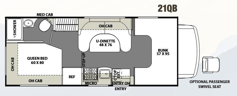 View 2018 Coachmen Freelander 21QB (Chevy) complete specs and manufacturer brochures