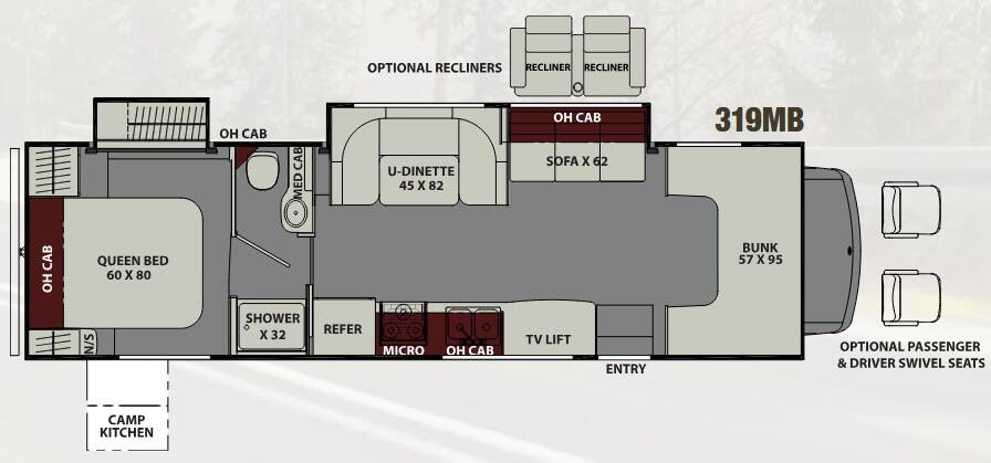 View 2018 Coachmen Leprechaun 319MB complete specs and manufacturer brochures