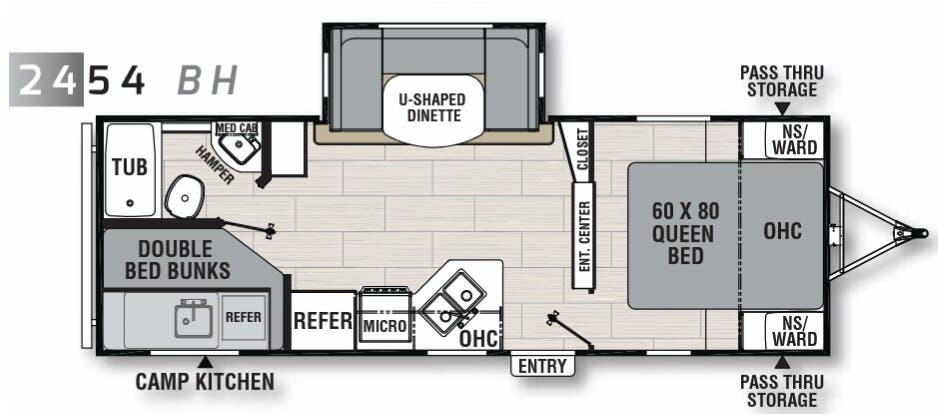 View 2018 Coachmen Northern Spirit 2454 BH complete specs and manufacturer brochures
