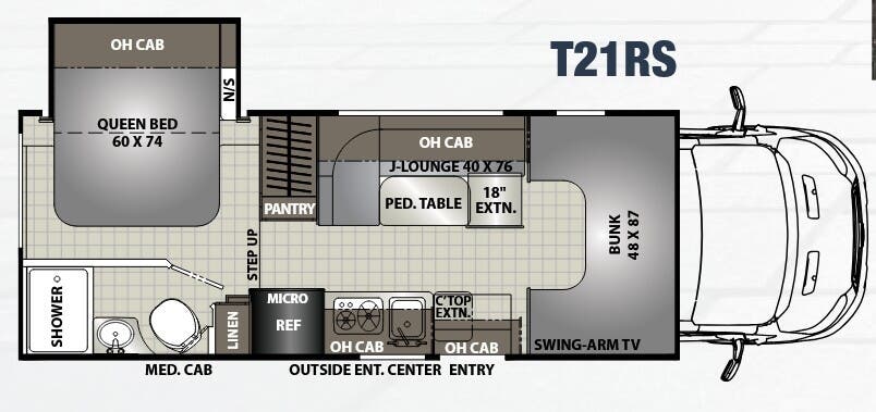 View 2018 Coachmen Orion T21RS complete specs and manufacturer brochures