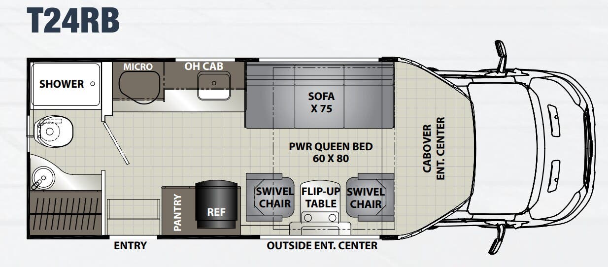 View 2018 Coachmen Orion T24RB complete specs and manufacturer brochures