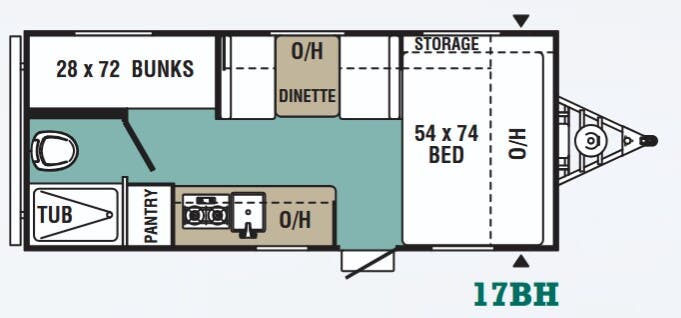 View 2018 Forest River Viking 17BH complete specs and manufacturer brochures