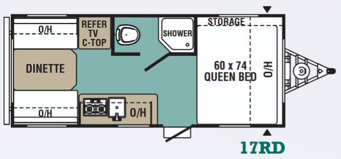 View 2018 Forest River Viking 17RD complete specs and manufacturer brochures