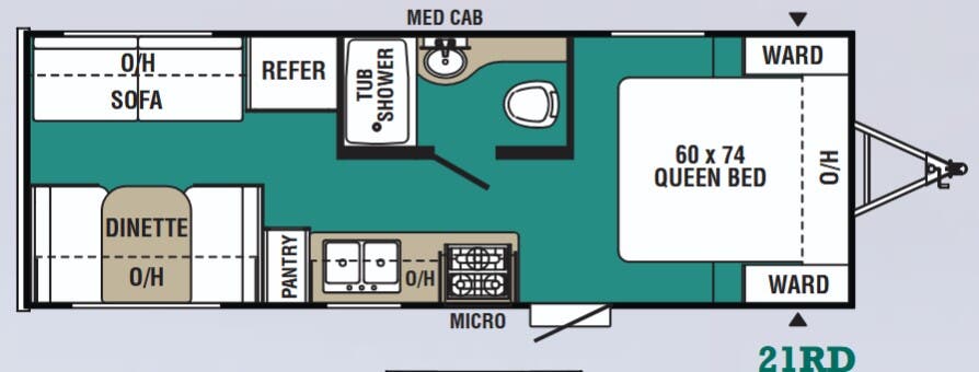 View 2018 Forest River Viking 21RD complete specs and manufacturer brochures