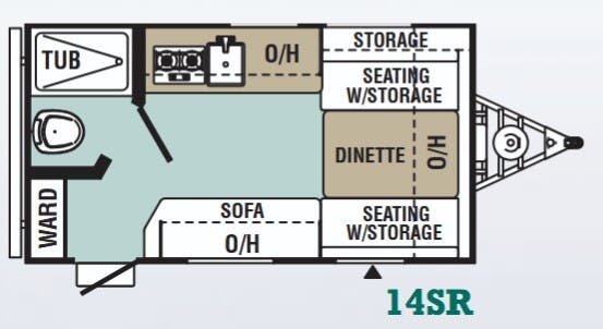 View 2018 Forest River Viking Saga 14SR complete specs and manufacturer brochures