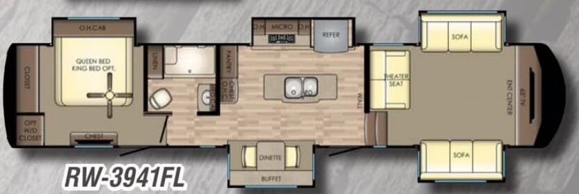 View 2018 CrossRoads Redwood RW-3941FL complete specs and manufacturer brochures