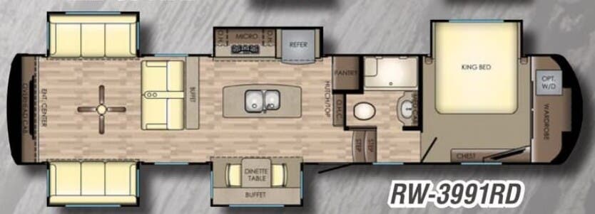 View 2018 CrossRoads Redwood RW-3991RD complete specs and manufacturer brochures